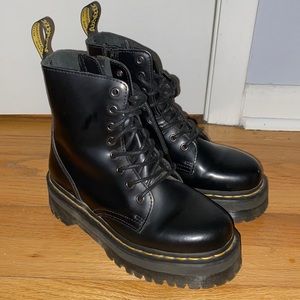 Dr. Martens Platform Black